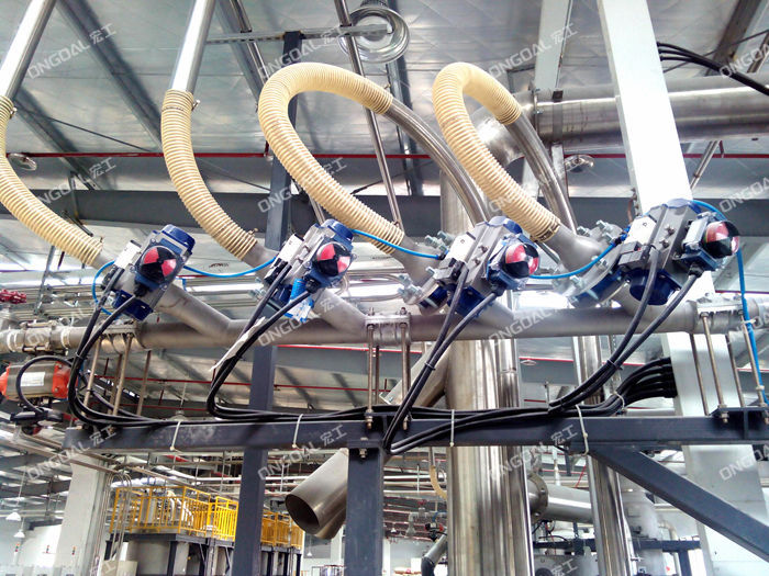 吸料多組份計(jì)量稱(chēng)進(jìn)料口