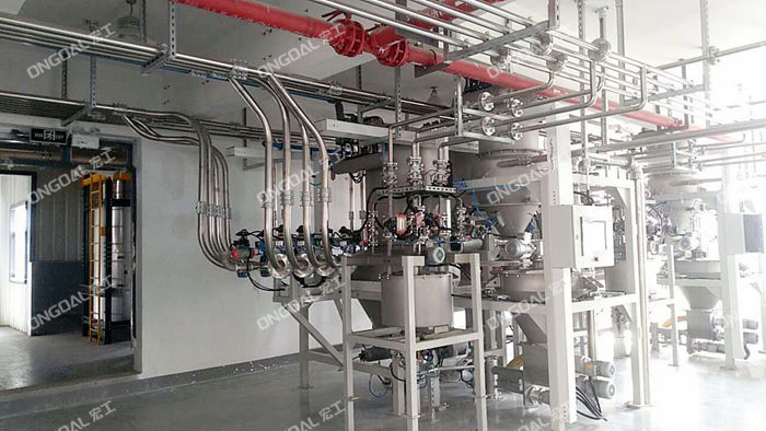 粉體輸送工藝流程