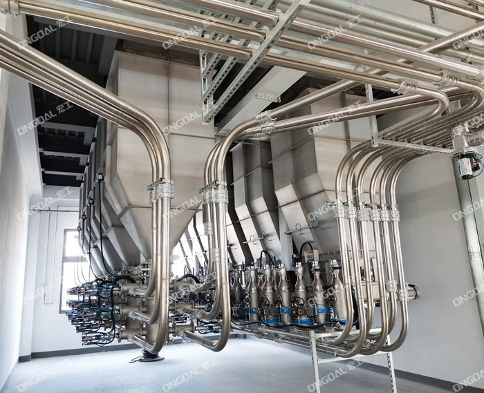 氧化鈣氣力輸送系統