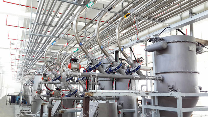 聚合物原料氣力輸送系統(tǒng)