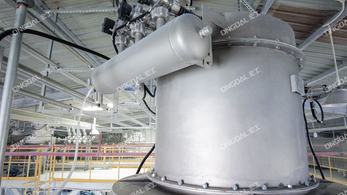 天然膠粘劑氣力輸送系統