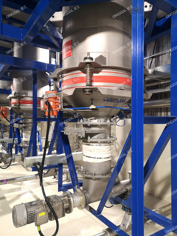 酸性染料氣力輸送系統