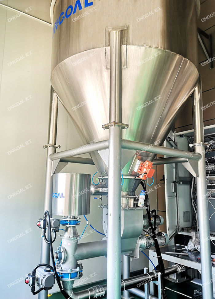 白云石粉氣力輸送系統