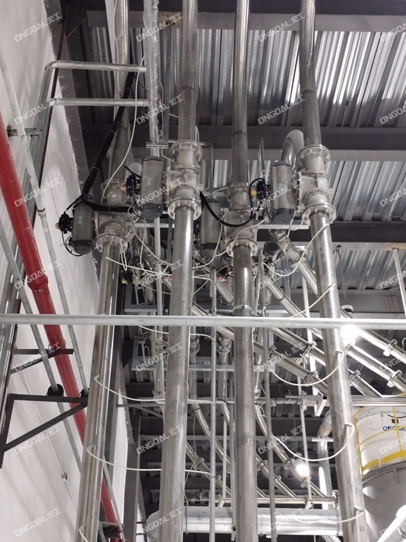 國內某TOP涂料企業鈣基粉體智能輸送系統案例