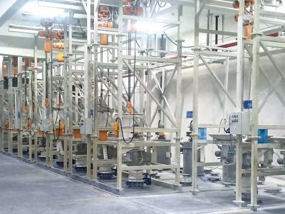 某大型醫療企業PVC氣力輸送配料項目案例