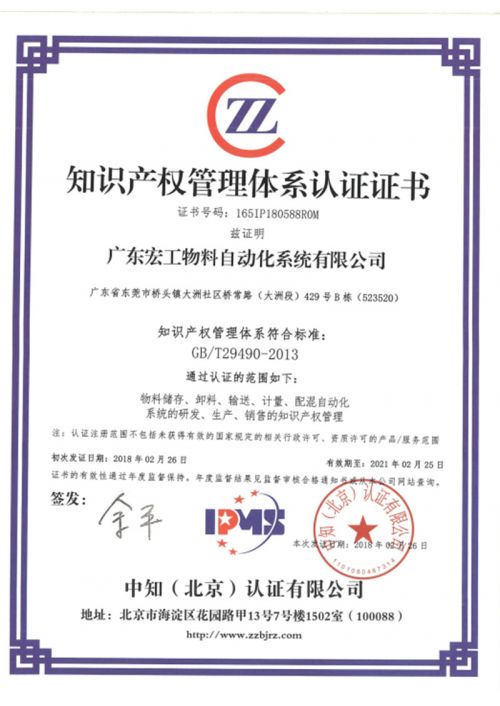 知識產權管理體系認證